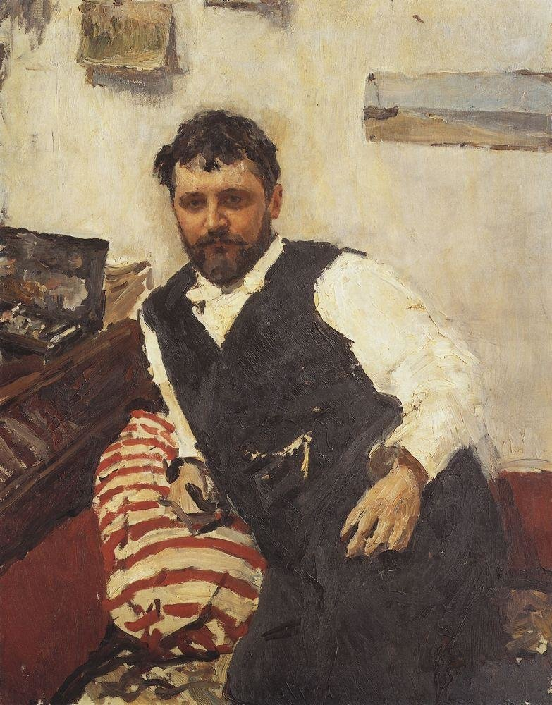 В. А. Серов «Портрет художника К. А. Коровина» (1891)