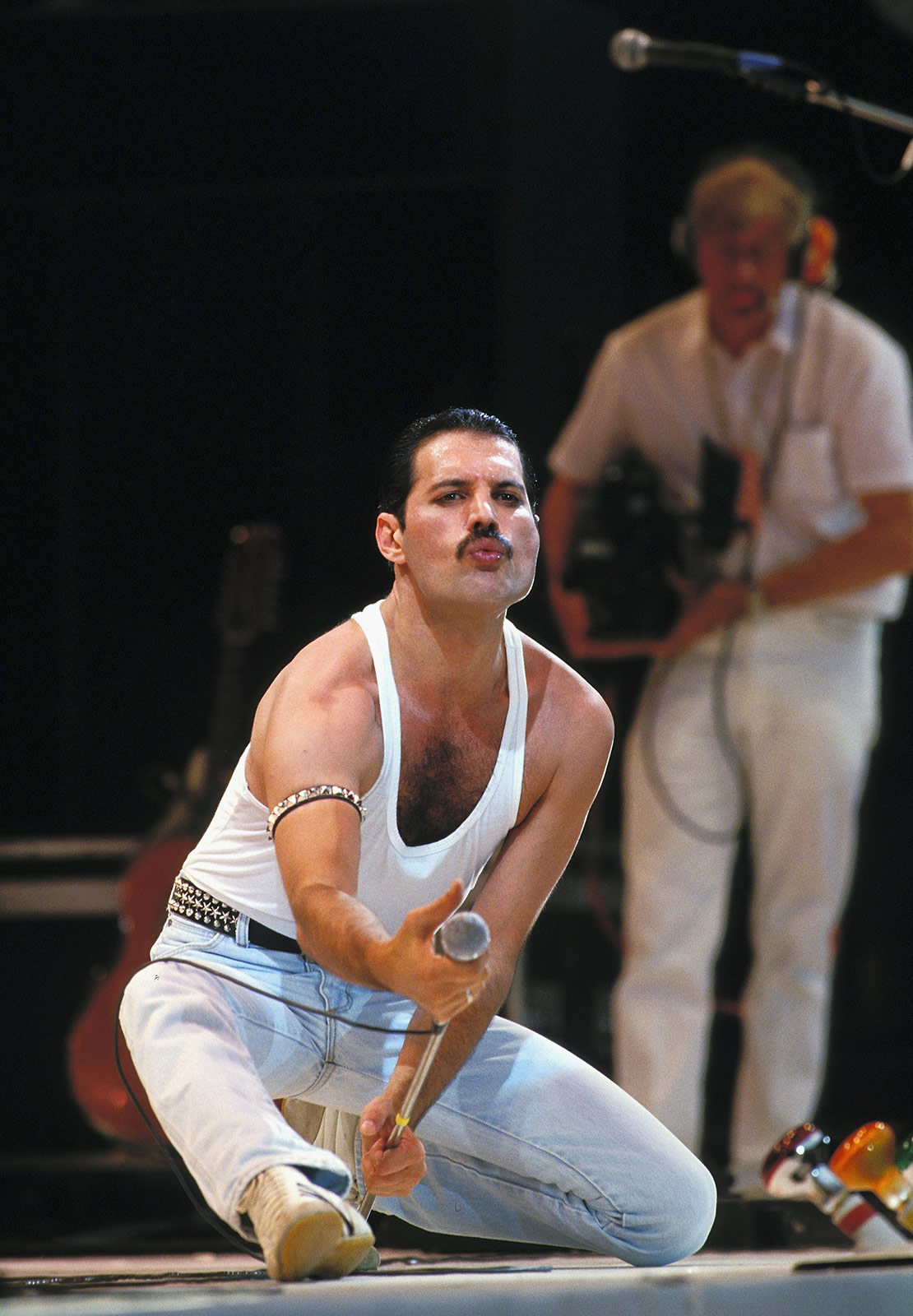 Mercury was in peak form at the show. (Georges De Keerle/Getty Images)