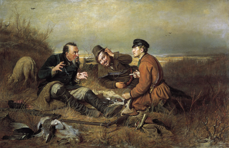 Василий Перов. «Охотники на привале» (1871)