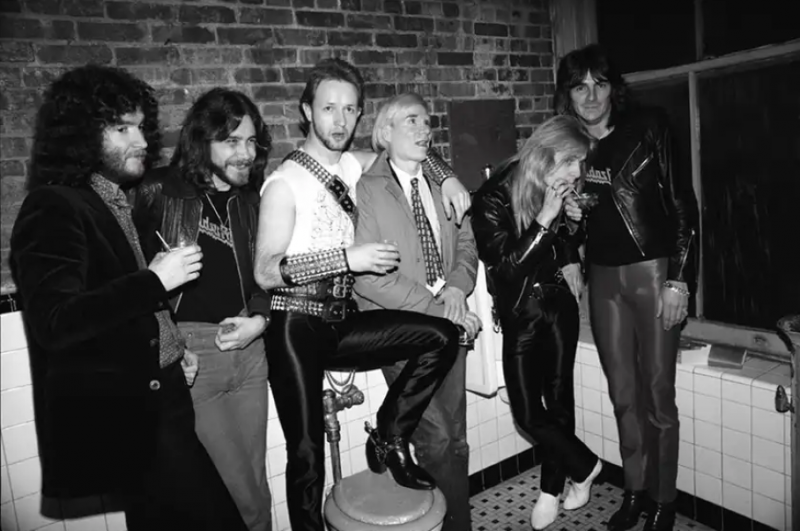 Энди Уорхол и Judas Priest, Техас, 1981 (photo © Steve Joester)