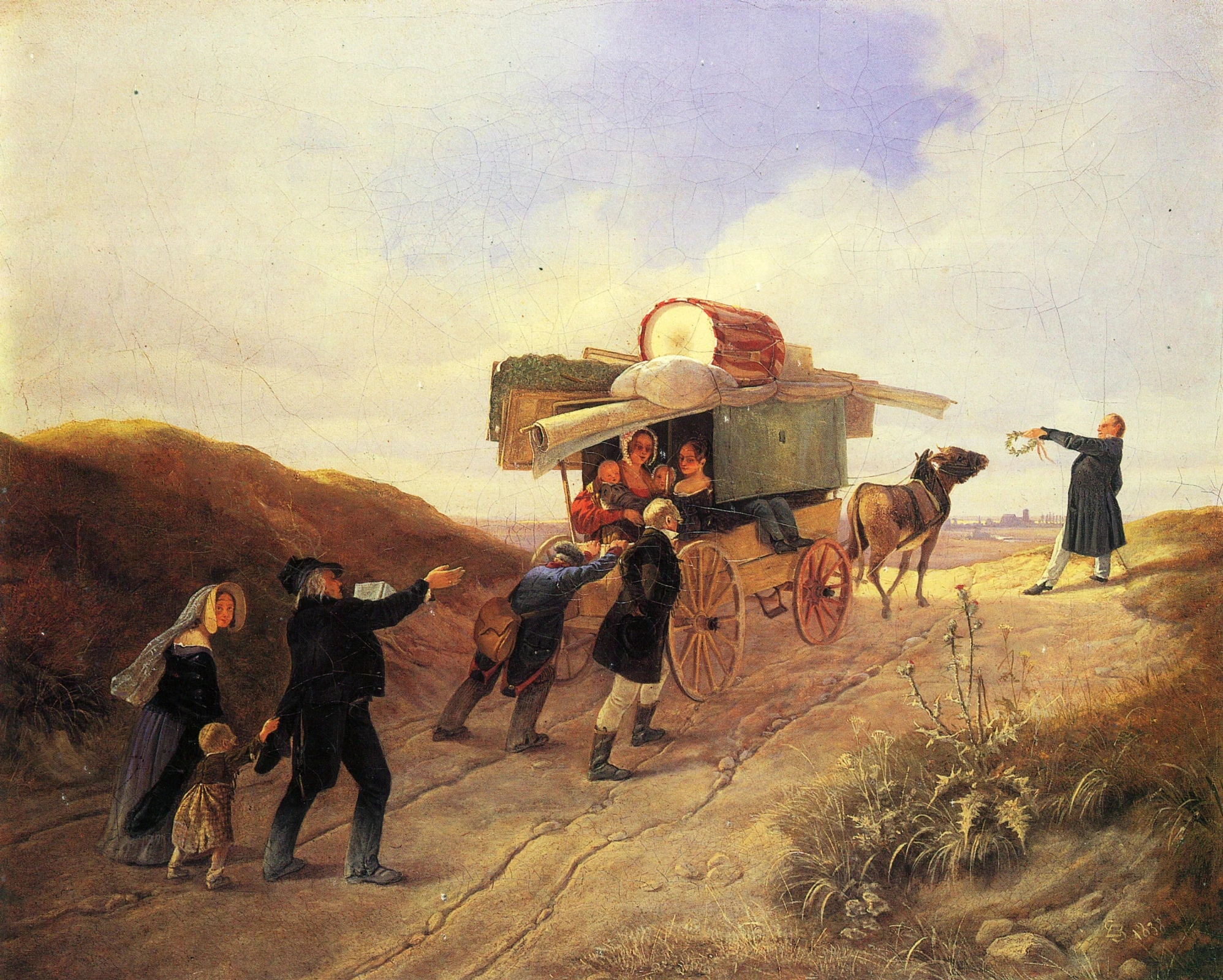 Карл Шпицвег «Странствующие комедианты» (1839)