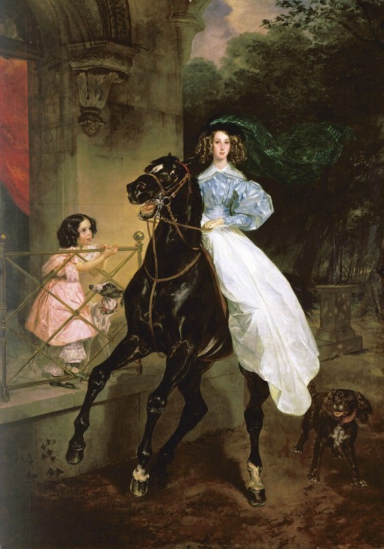 Карл Брюллов «Всадница» (1832)